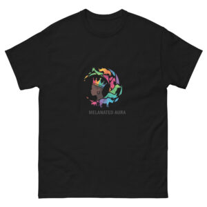 Melanated Aura - Regal Emblem Minimalist Tee